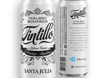 Santa Julia Tintillo ganó el oro en una competencia internacional de vinos en lata